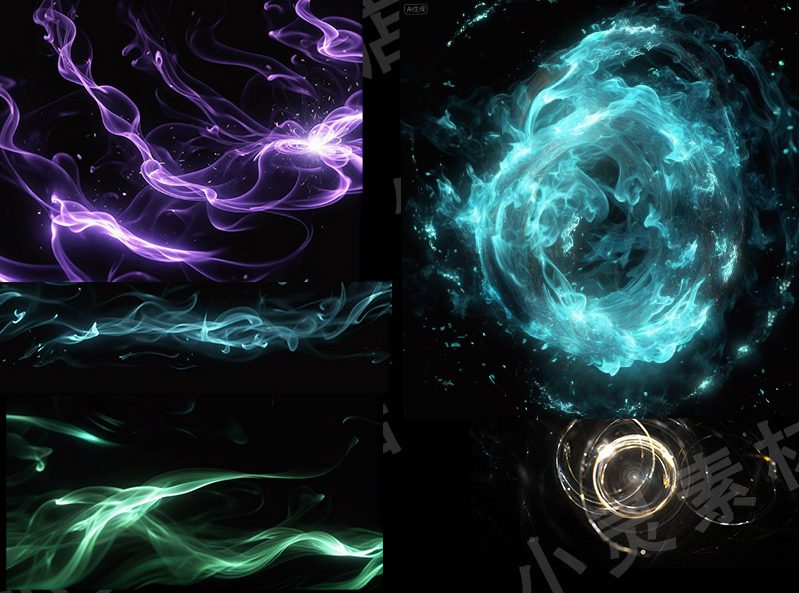 Frieren & Fern Magic Fire Circle Light Effects – Transparent Cosplay FX-COSPLAYFX