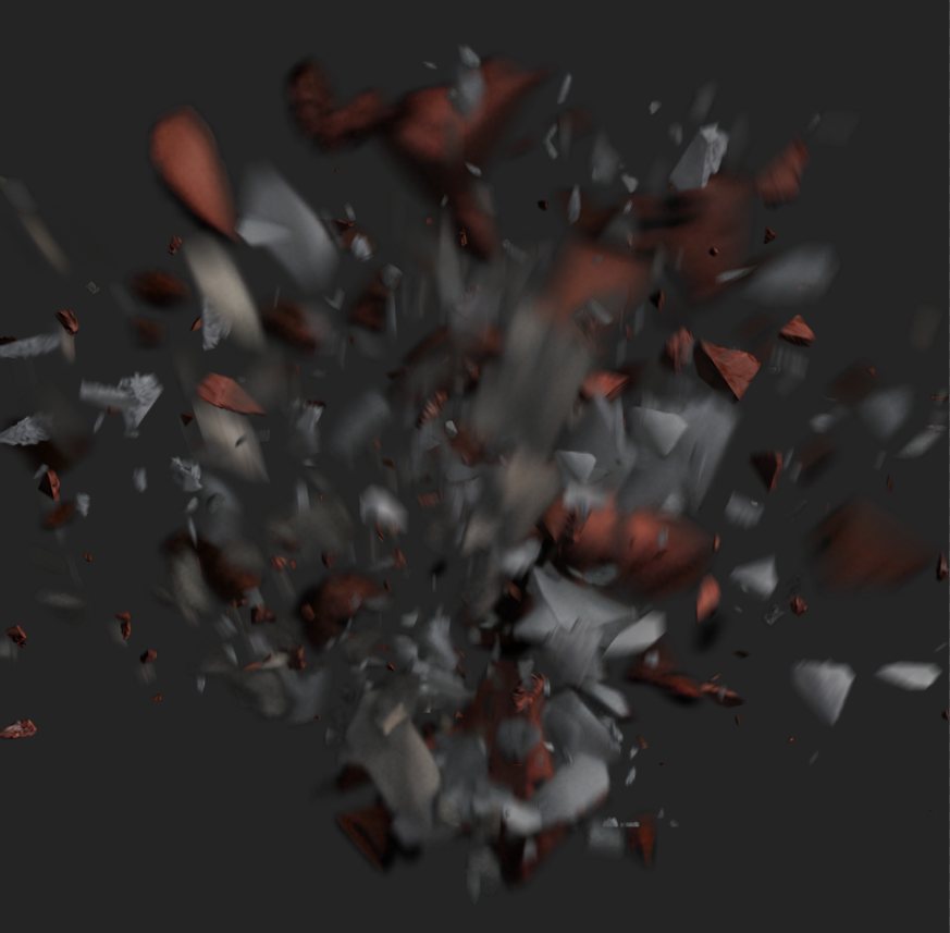 Gravel Debris Explosion Particles PNG Transparent Cos Assets-COSPLAYFX