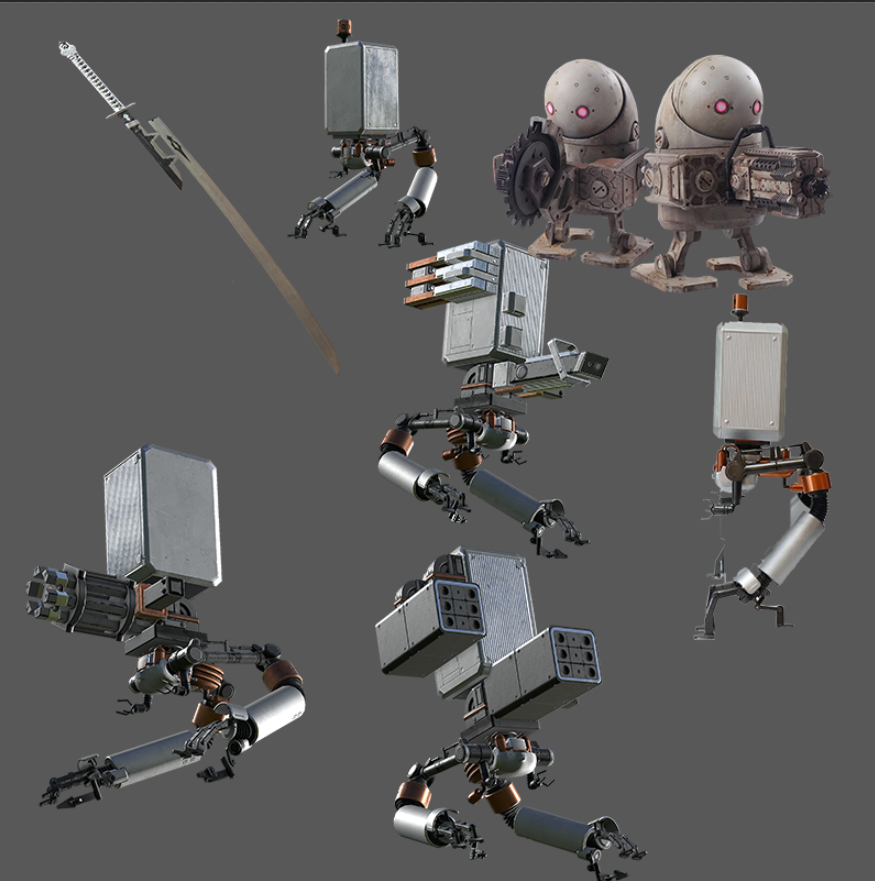 NieR:Automata 2B Robot Effects Cosplay PNG Transparent-COSPLAYFX